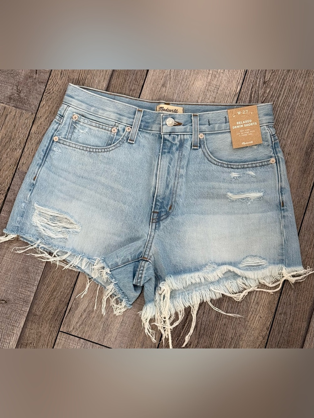 NEW! Madewell Relaxed Denim Shorts
